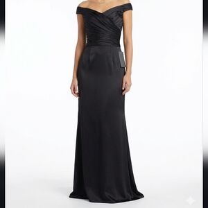 Belsoie bridal v-neck dress, formal wedding bridesmaid <15AAG>